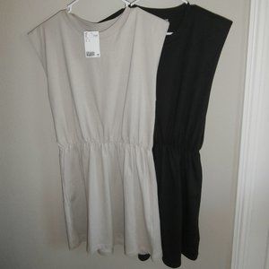 H & M Tee Shirt Dresses, S Set of Two